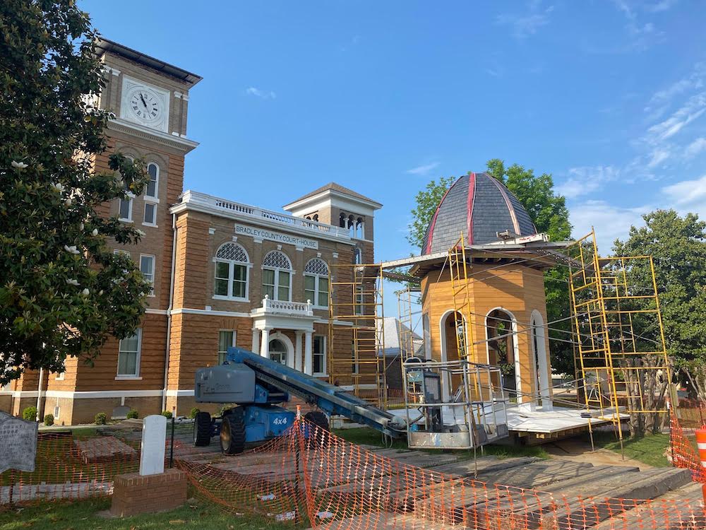 County Judge updates Quorum Court on bell tower repairs