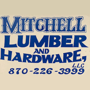 A mitchell lumber and hardware logo