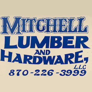 A mitchell lumber and hardware logo