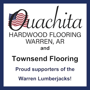 A picture of the logo for quachita hardwood flooring.