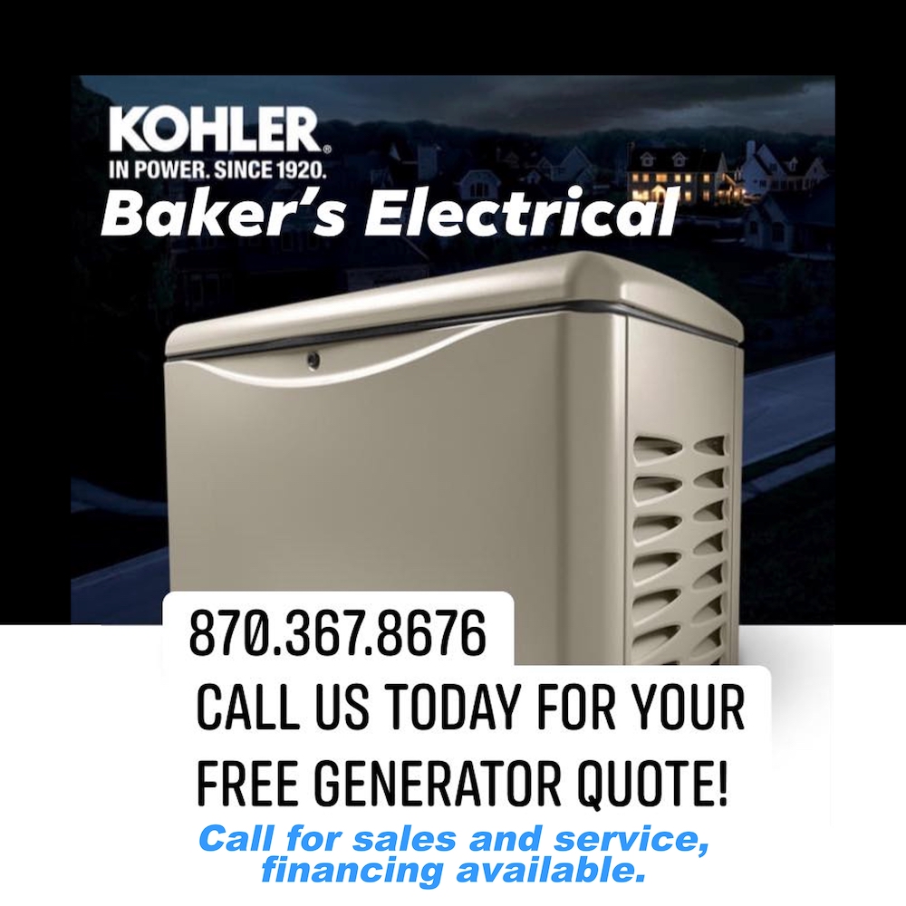 A picture of a generator and the text that says " call us today for your free generator quote ".