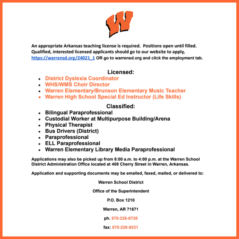 A page of an advertisement for the school.