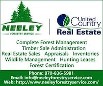 A picture of the neeley forestry service logo.