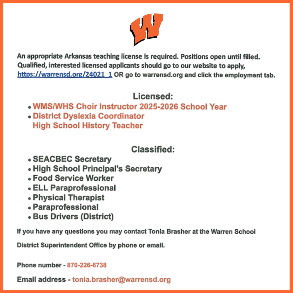 A flyer for the teacher training program.