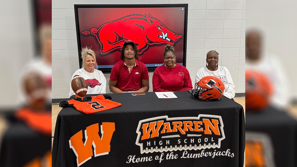 Warren High’s Antonio “AJ” Jordan Signs with Razorbacks