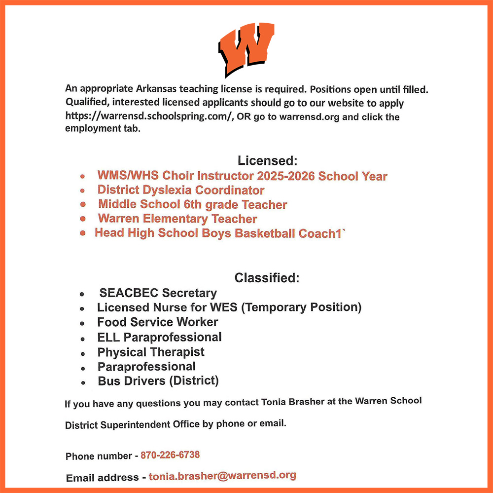 A flyer for the school district of orange.