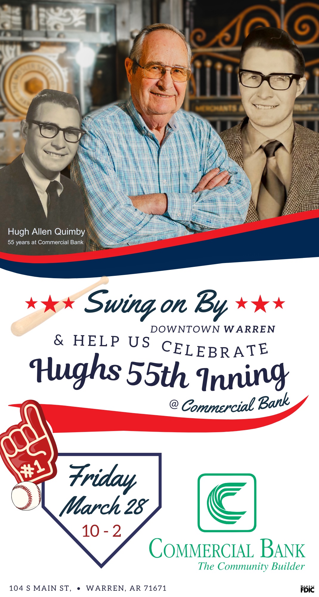 A poster of two men holding baseball bats.