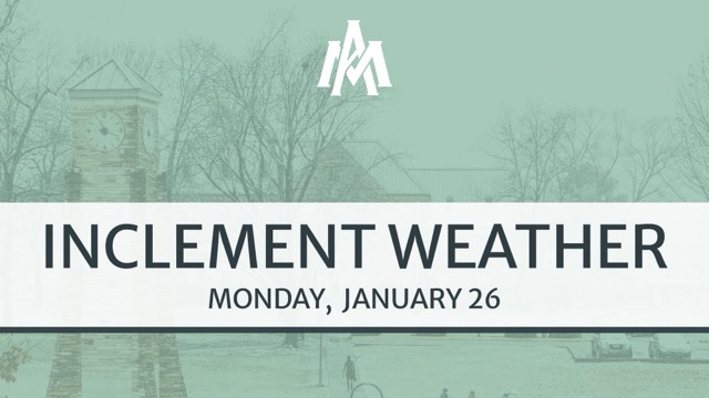 UAM To Close on January 26 Due To Inclement Weather
