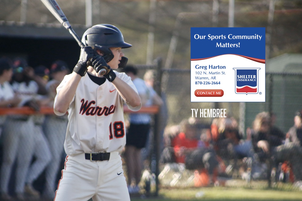 Ty Hembree named Greg Harton Shelter Insurance Lumberjack Baseball Player of the Week