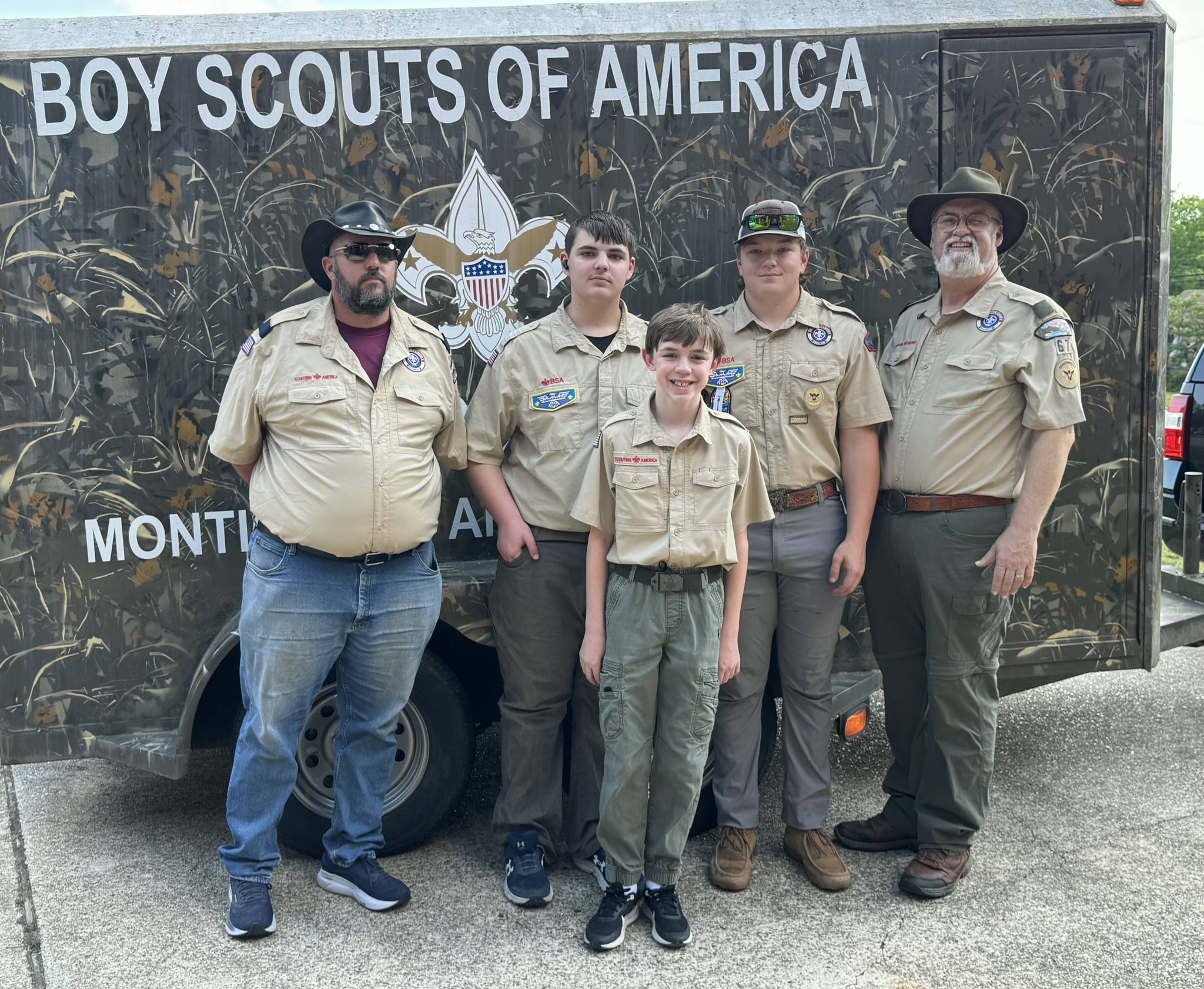Monticello Boy Scout Troop Attends Spring Camporee at Moro Bay State Park