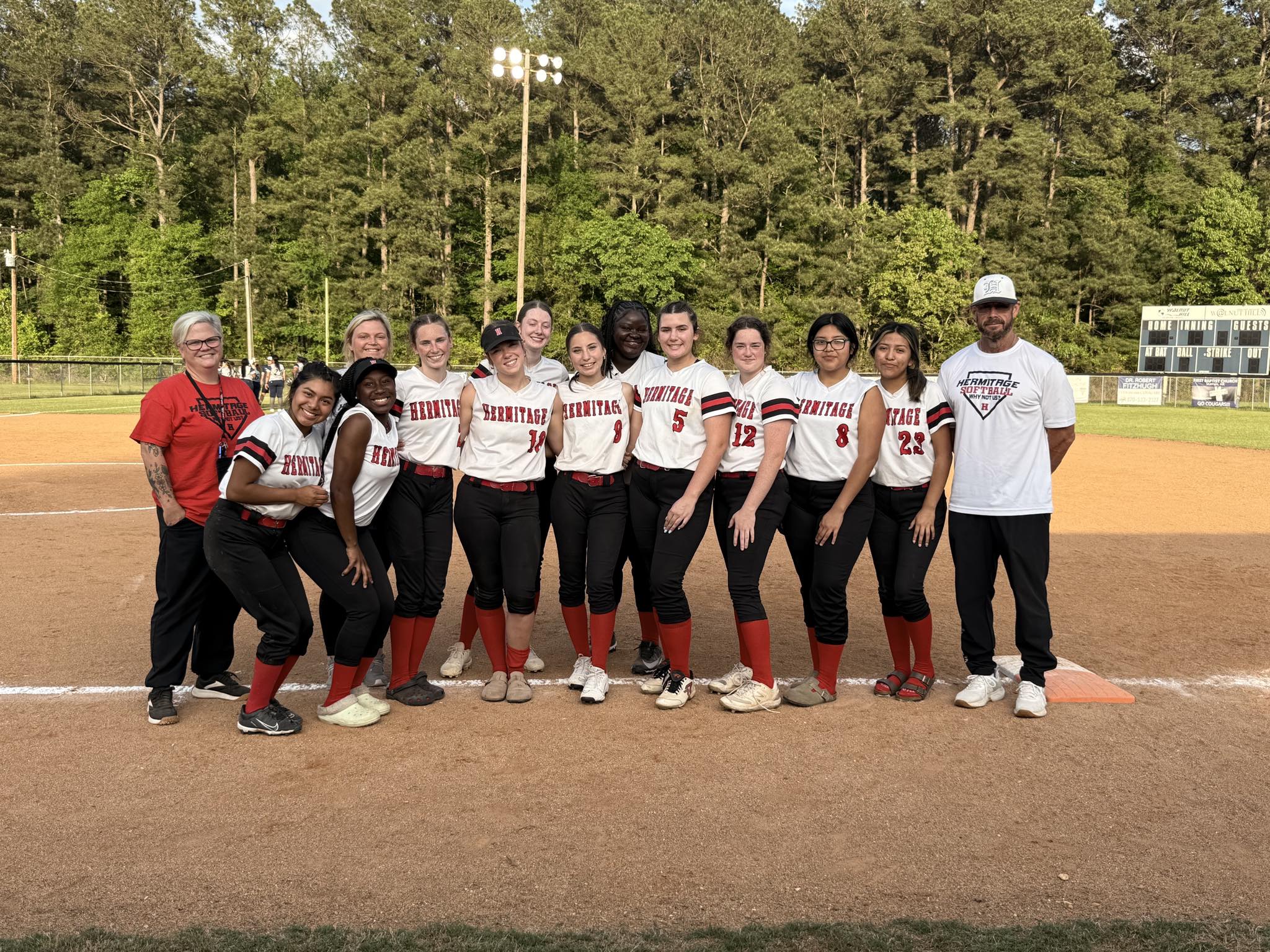 Hermitage softball improves to 11-1, baseball holds at 3-3