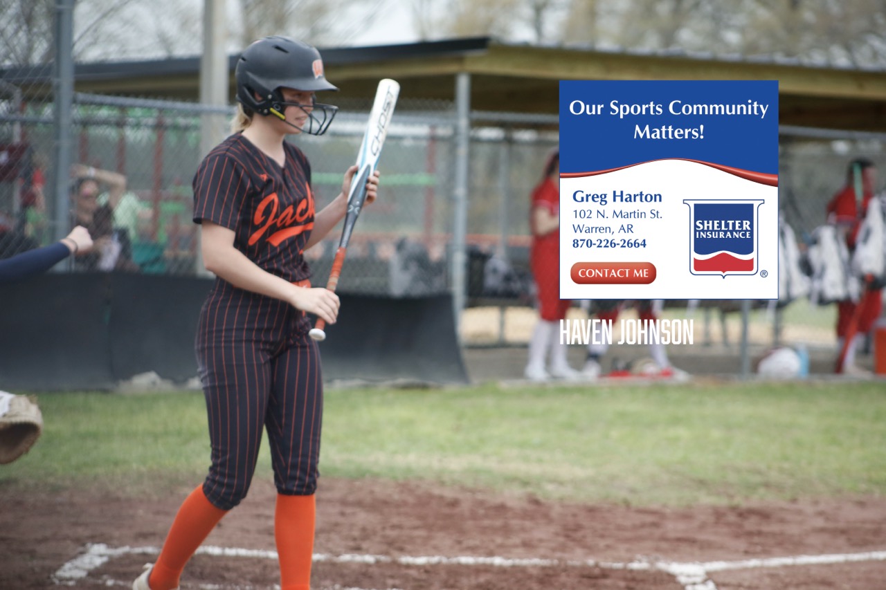 Haven Johnson named Greg Harton Shelter Insurance Lady Jack Softball Player of the Week for April 19-25
