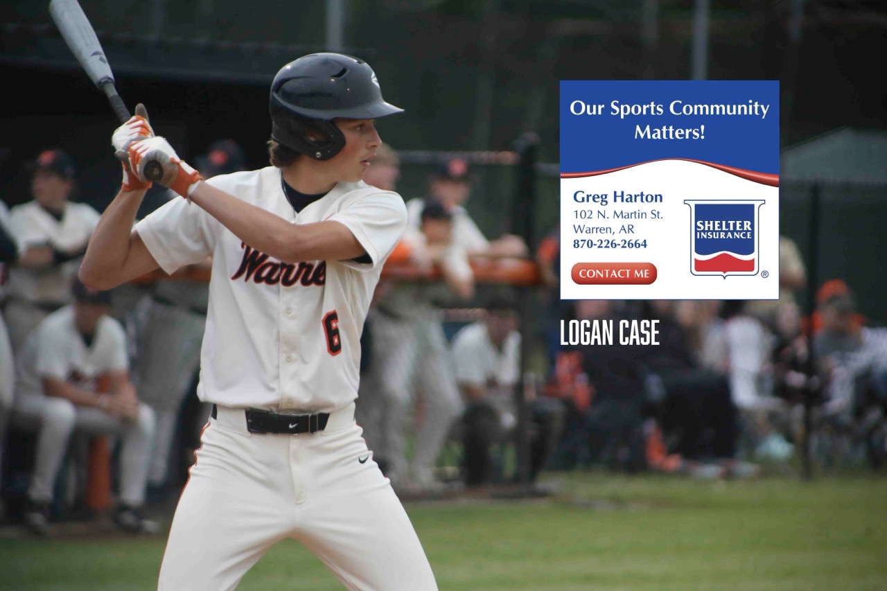 Logan Case named Greg Harton Shelter Insurance Lumberjack of the Week for April 19-25