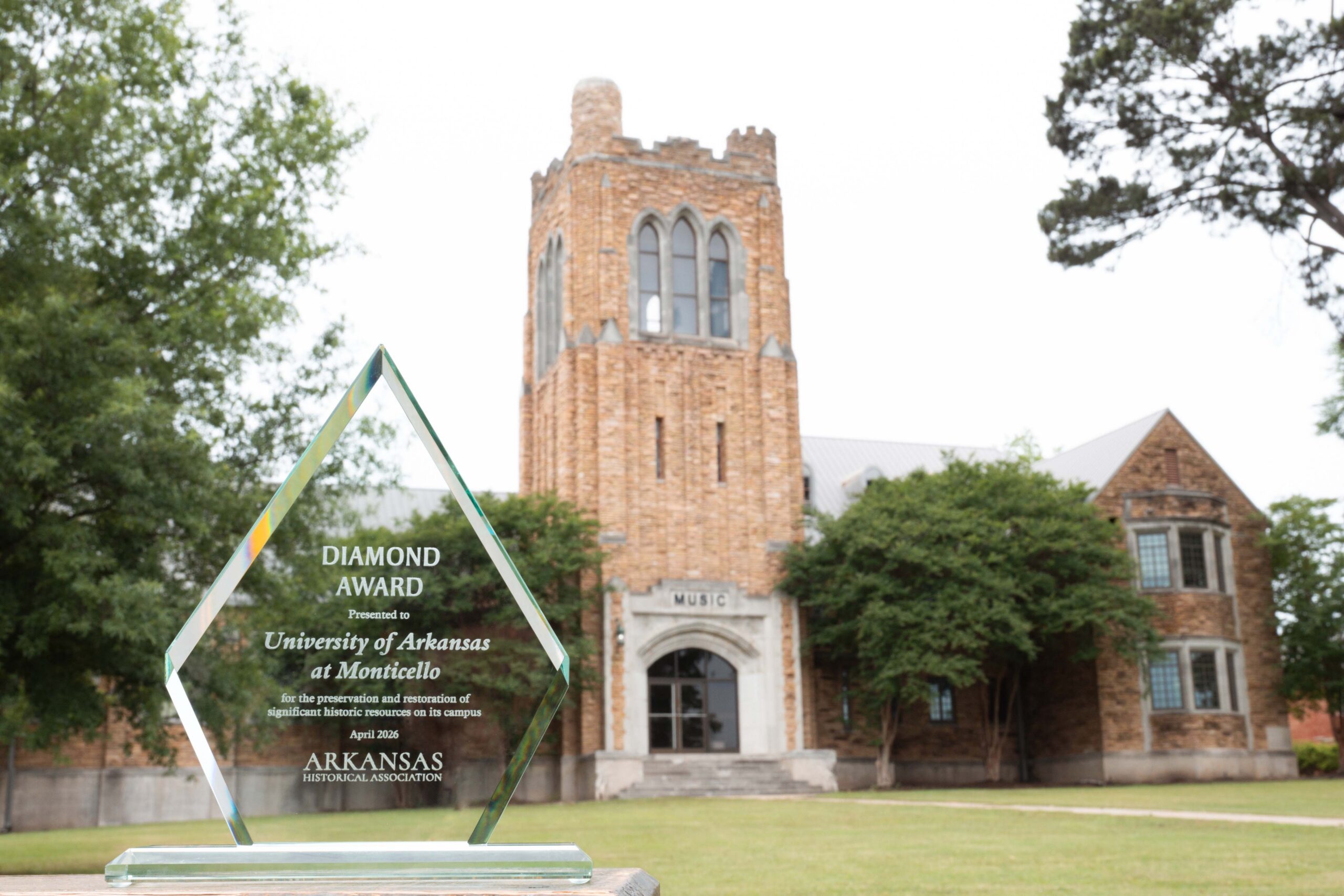 UAM Receives Diamond Award For Preservation Efforts