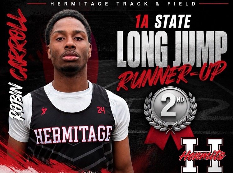 Carroll Earns State Runner-Up Finish in Long Jump at 1A State Meet