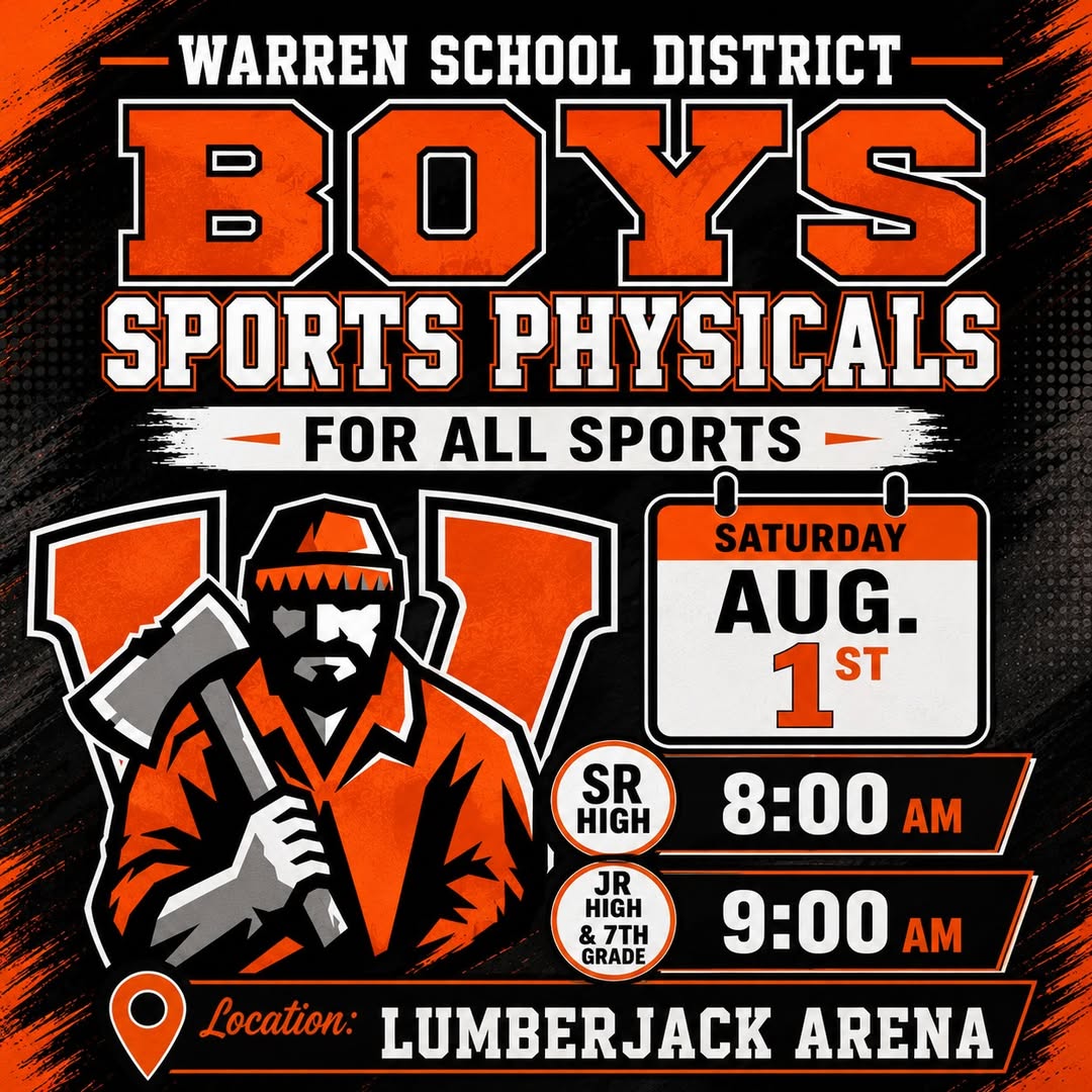 Warren School District schedules boys sports physicals for Aug. 1