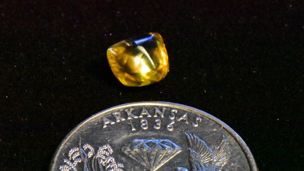 Grandfather Finds Gorgeous 2.29-Carat Diamond at Crater of Diamonds State Park