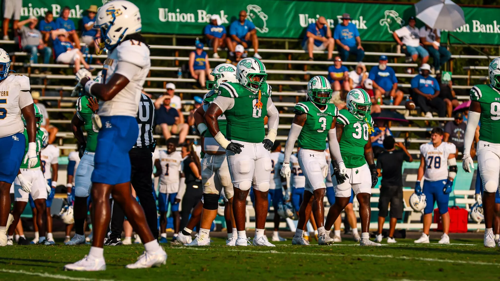Weevil Football Falls to Southeastern Oklahoma in Season Opener
